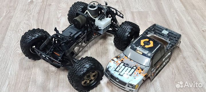 Hpi Savage X4,6 1/8 Нитро монстр RTR