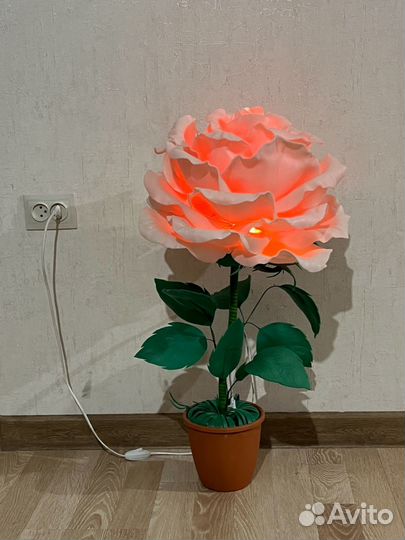 Светильник роза