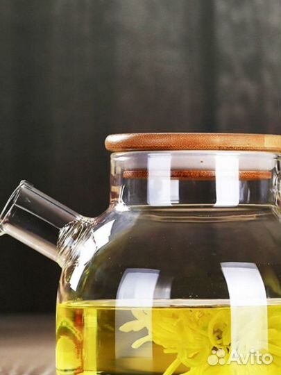 Чайник из жаропрочного стекла 900мл