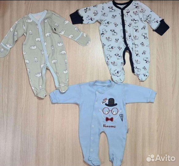 Боди вещи на новорождённого мальчика 0+