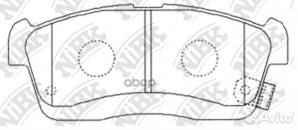 Колодки тормозные toyota passo -10 1.0