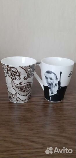 Кружки фарфоровые,бокалы