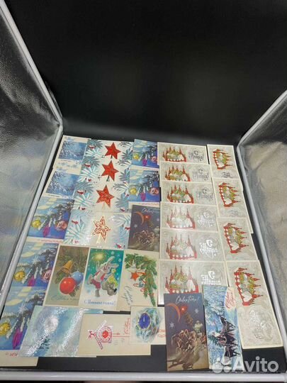 98 шт чистых советских открыток