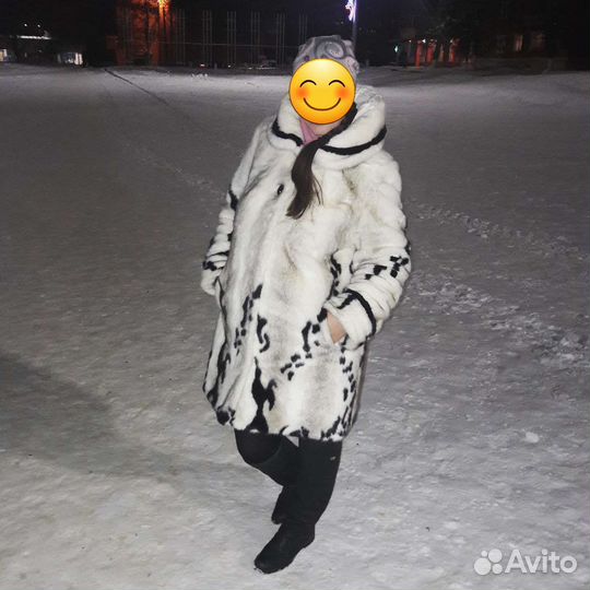 Шуба из искусственного меха