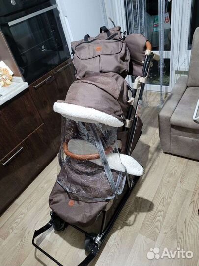 Детские санки коляска