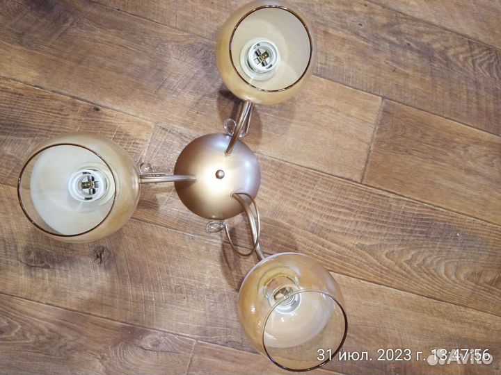 Люстра потолочная подвесная бу