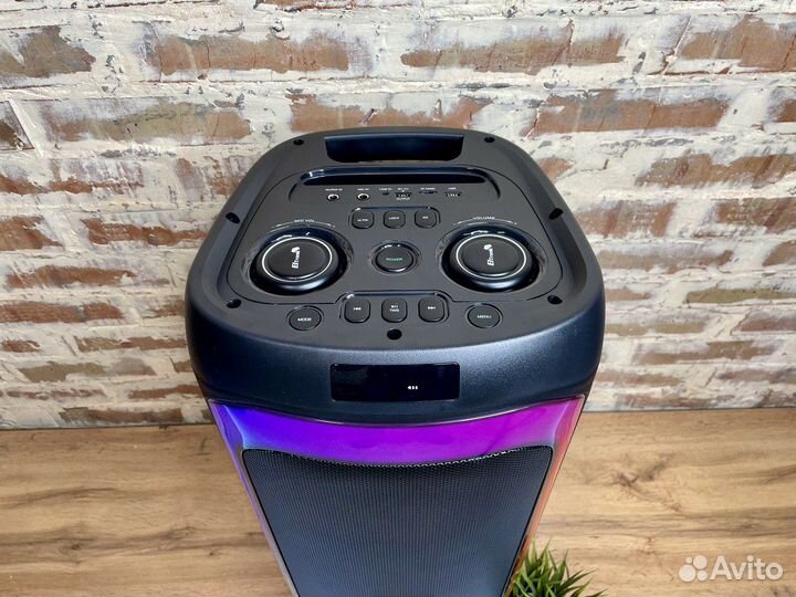 Большая мощная колонка с караоке