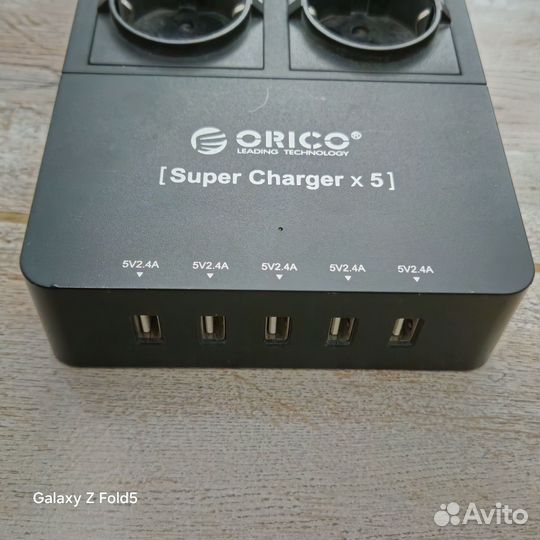 Сетевой фильтр orico с USB 2.4A + 6 розеток