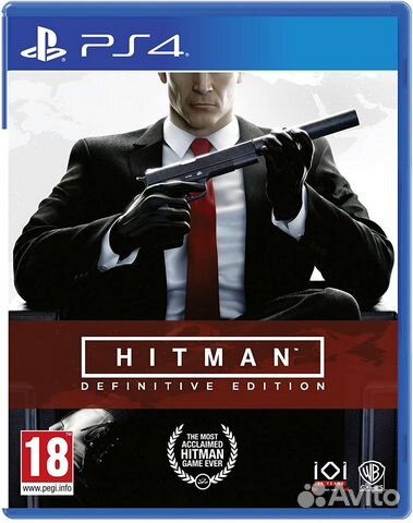 PS4 диск Hitman: Definitive Edition,новый,в упак