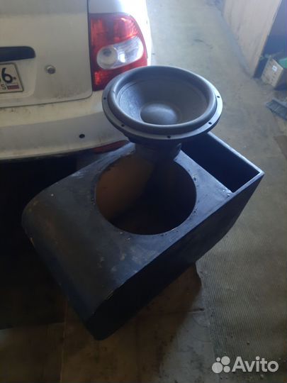 Сабвуфер с коробом dynamic state psw-40d2