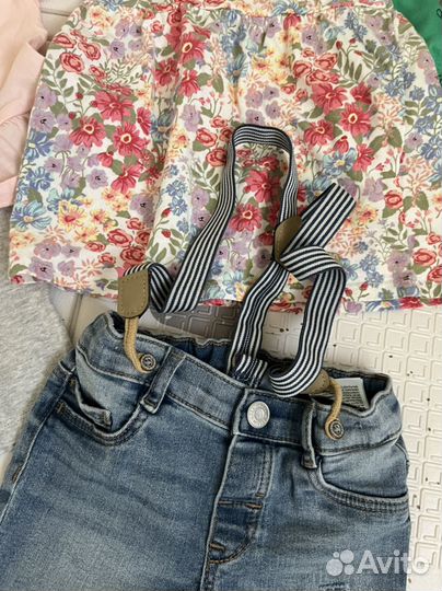 Вещи для девочки 74-80, H&M и другие