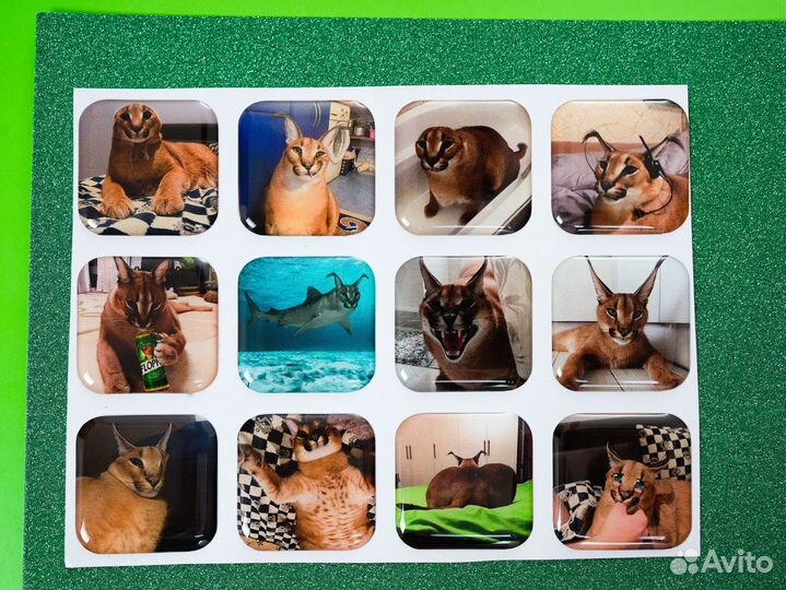 3d стикеры оптом с вашим дизайном