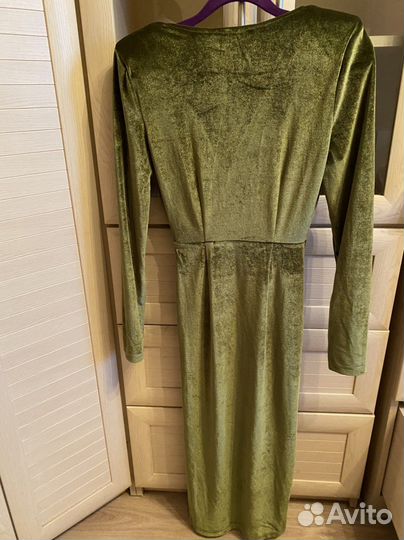 Бархатное платье