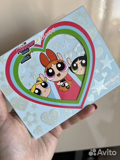 Палитра теней the powerpuff girls