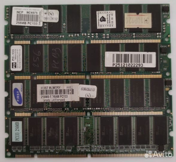 Dimm sdram PC133 256mb для пк