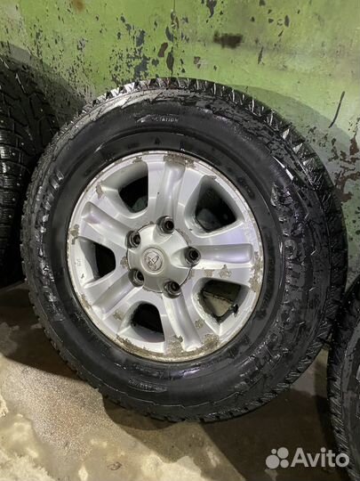 Колеса В сборе R17 зимняя резина 275/65R17 шипы