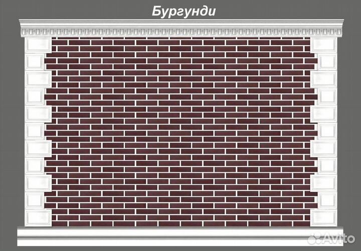 Фасадный декор / Гибкий кирпич