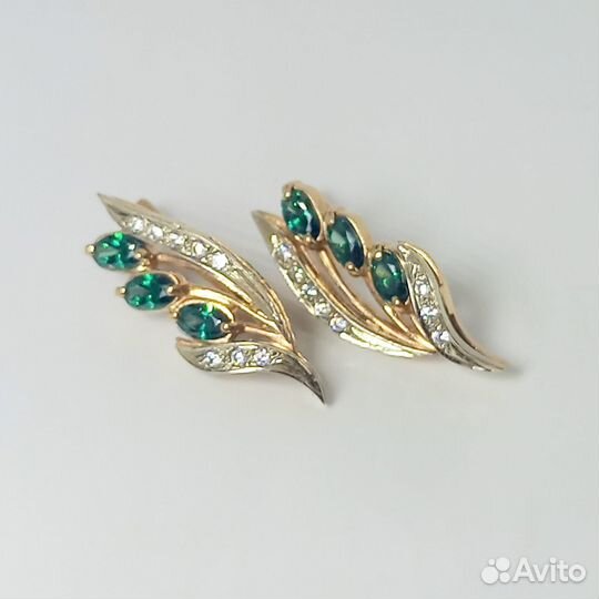 Золотые серьги