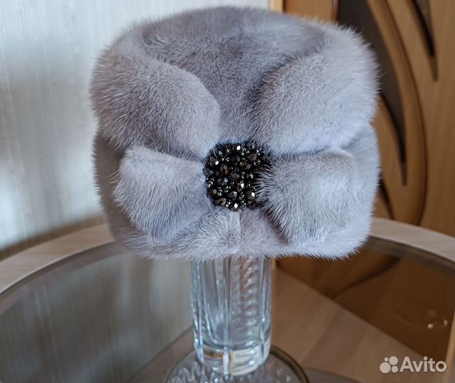 Шапка норковая женская