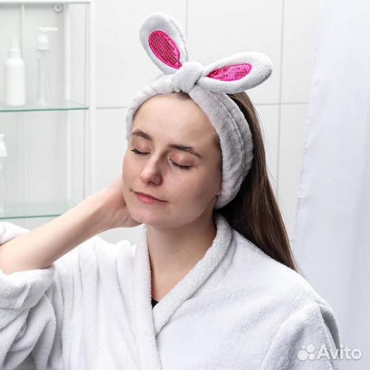 Повязка для умывания «Гламур», цвет микс