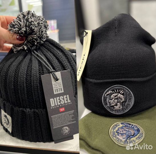 Мужская шапка diesel