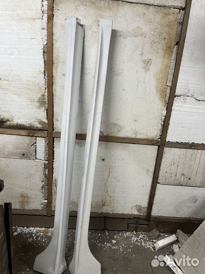 Пороги пластиковые на lancer x