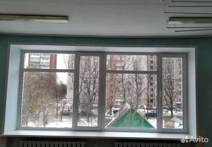 Остекление окон и балконов пвх