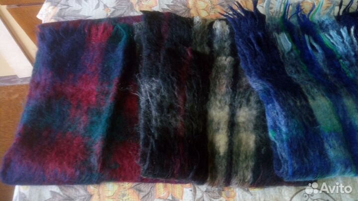 Шарфы мохеровые