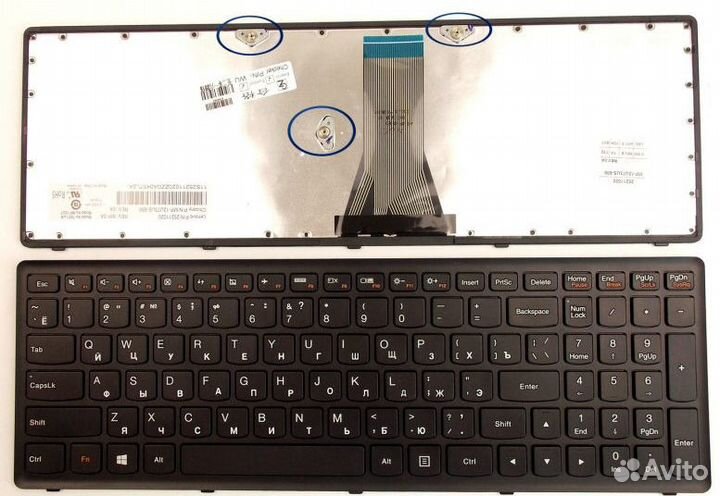 Клавиатура для ноутбука Lenovo Z50 серии