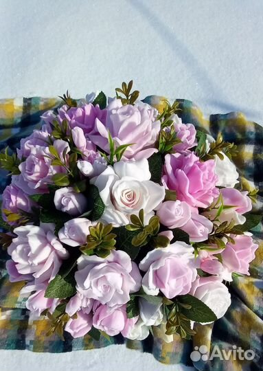 Букет из мыльной основы