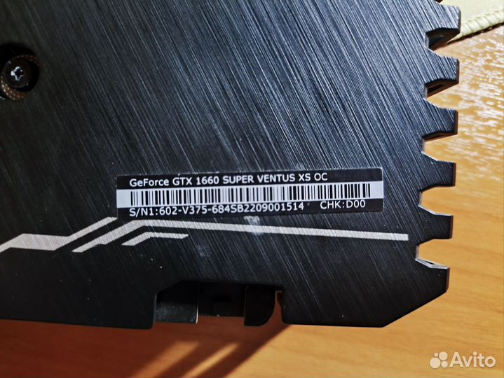 Видеокарта gtx 1660 super 6gb xs oc