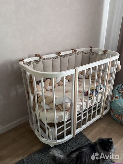 Детская кровать трансформер для новорожденных