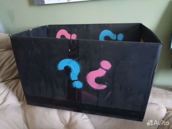 Коробка для гендер пати б/у