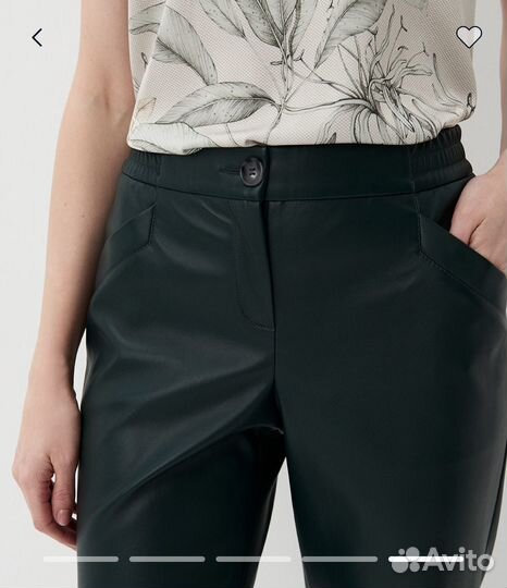 Брюки из экокожи женские