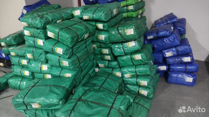 Тент тарпаулин с люверсами 120 г/м (5х6м)