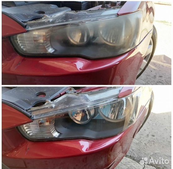 Химическая полировка фар