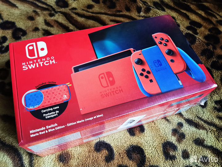 Nintendo Switch Mario edition. Новая в плёнке RU