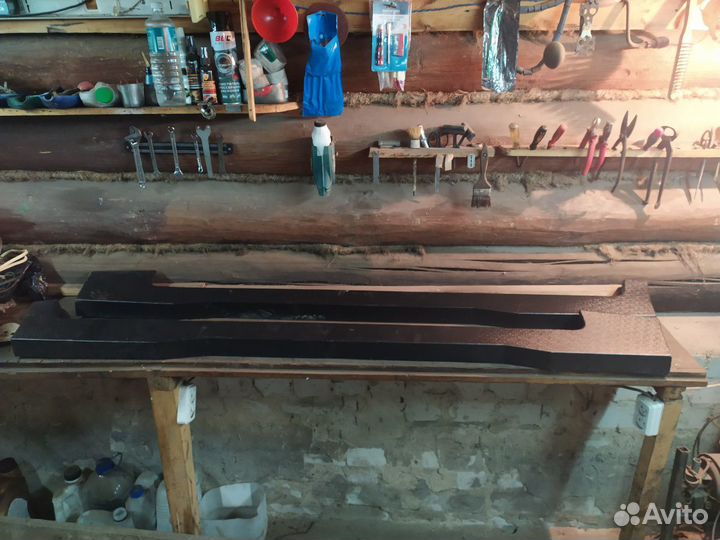 Пластиковые накладки на пороги ваз 2105,2107