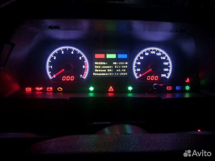 Приборная панель Flash X103M на ваз 2110-2115