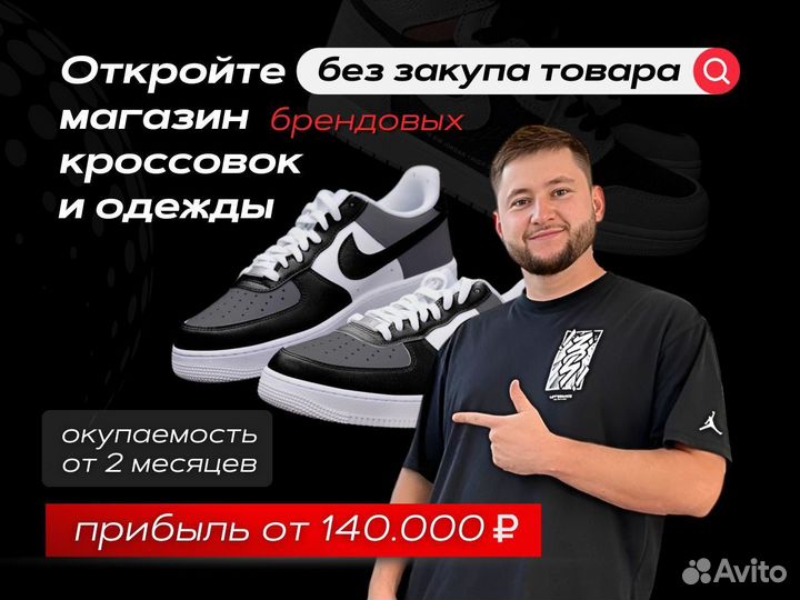 Готовый бизнес в рассрочку. Магазин одежды и обуви