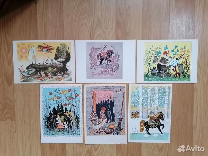 Ю.А.Васнецов. Детские открытки