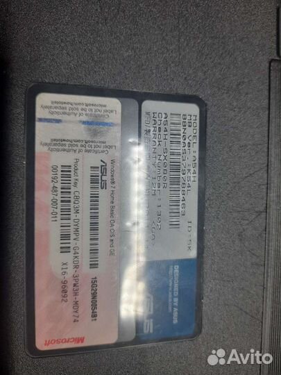 Ноутбук Asus A54H/SSD 360/i5 2540m