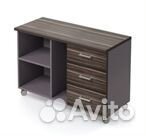 Тумба подкатная Венеция 1100*450*660 макасар