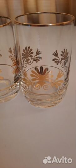 Стеклянные рюмки, стопки, стаканы, фужеры
