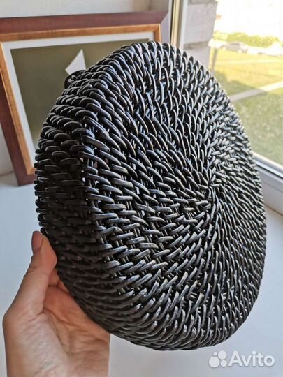 Плетёный поднос