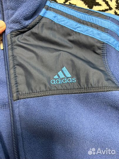 Толстовка флисовая adidas 140 рост