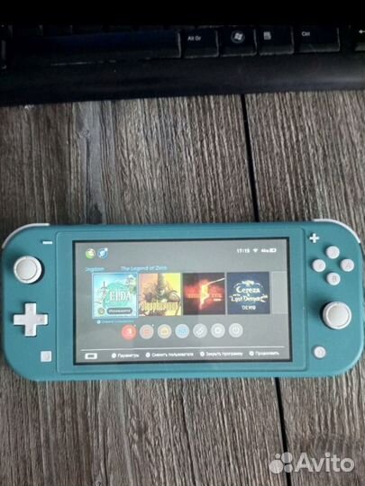 Nintendo switch Lite 32гб+64гб+игры
