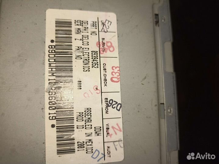 Штатная магнитола Pontiac Aztek