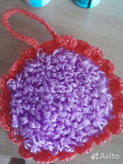 Мочалка ручной работы