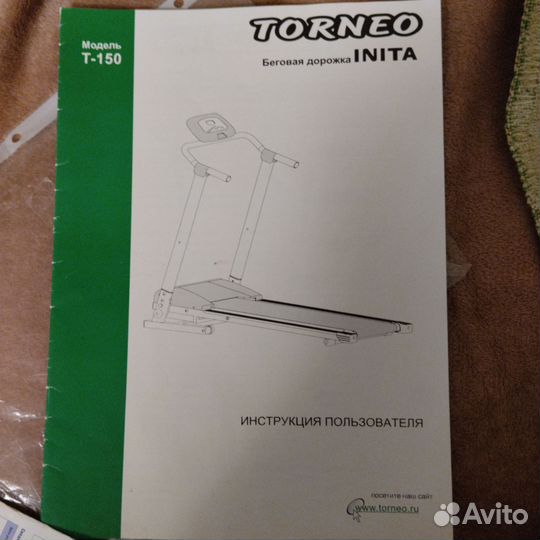 Беговая дорожка torneo inita T-150